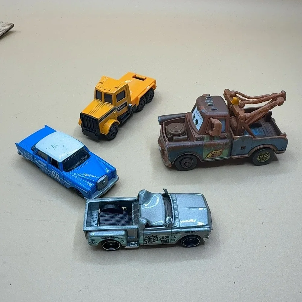 Hot Wheels Matchbox Diecast Car Lot 4 Mater Disney Speed Shop Truck